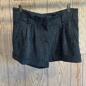 Tweed Paper Waist Vintage Shorts